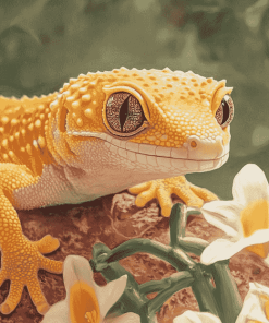 Aesthetic Leopard Gecko Art Diamond Painting