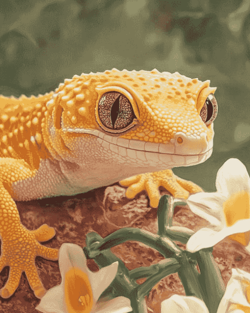 Aesthetic Leopard Gecko Art Diamond Painting