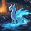 Aesthetic Lightfury Dragon Diamond Painting