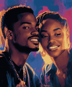 Aesthetic Love Jones Movie Diamond Painting