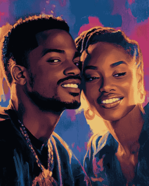 Aesthetic Love Jones Movie Diamond Painting