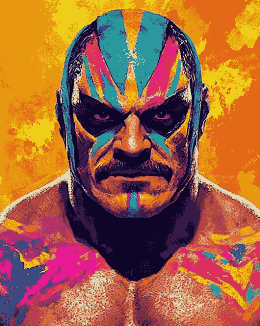 Aesthetic Lucha WWE Champions Diamond Painting