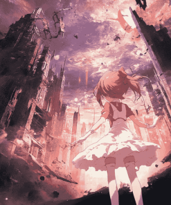 Aesthetic Madoka Magica Anime Diamond Painting