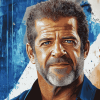 Aesthetic Mel Gibson Diamond Painting