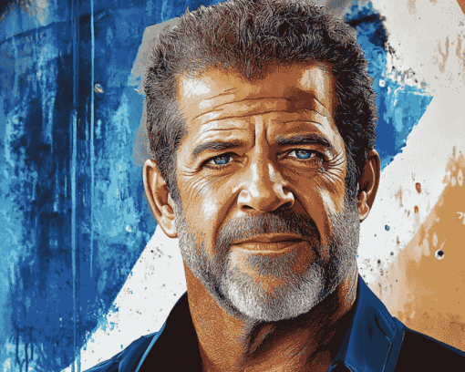 Aesthetic Mel Gibson Diamond Painting