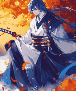 Aesthetic Mikazuki Munechika Anime Diamond Painting