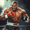 Aesthetic Mike Tyson Boxer Diamond Painting