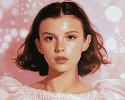 Aesthetic Millie Bobby Brown Diamond Painting