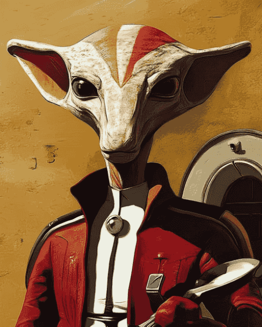 Aesthetic Mordin Solus Character Diamond Painting