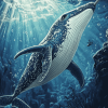 Aesthetic Narwhal Marine Diamond Painting