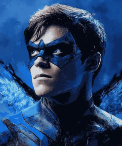 Aesthetic Nightwing Movie Diamond Painting