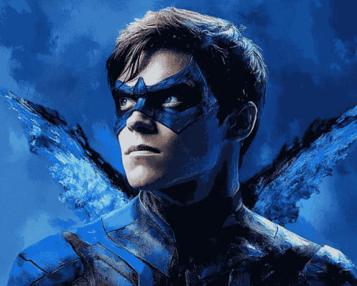 Aesthetic Nightwing Movie Diamond Painting