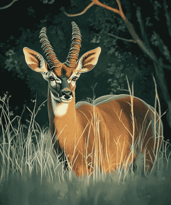 Aesthetic Nyala Wildlife Diamond Painting