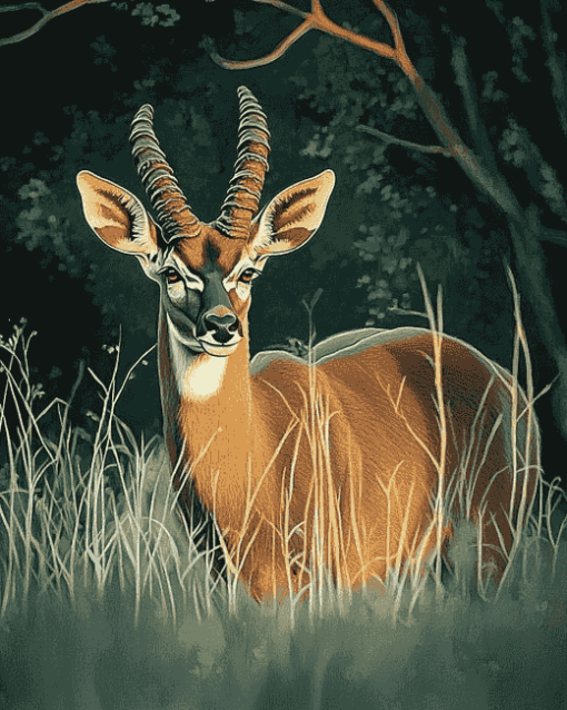 Aesthetic Nyala Wildlife Diamond Painting