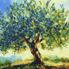 Aesthetic Olive Tree Diamond Painting