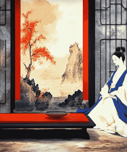 Aesthetic Oriental Diamond Painting