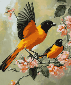 Aesthetic Orioles Birds Diamond Painting