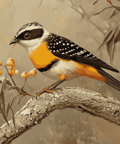 Aesthetic Pardalote Bird Diamond Painting