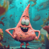 Aesthetic Patrick Star Animation Diamond Painting