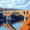 Aesthetic Pont Du Gard Diamond Painting