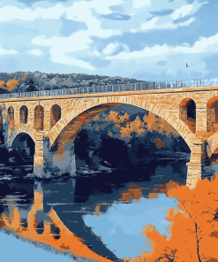 Aesthetic Pont Du Gard Diamond Painting