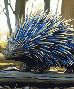 Aesthetic Porcupine Animation Diamond Painting