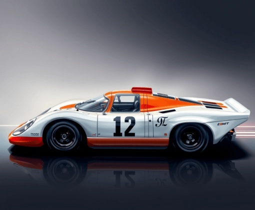 Aesthetic Porsche 917 Cars Diamond Painting