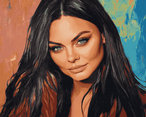 Aesthetic Portrait of Mila Kunis Diamond Painting