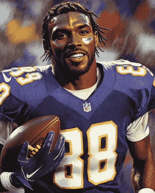 Aesthetic Randy Moss Football Diamond Painting