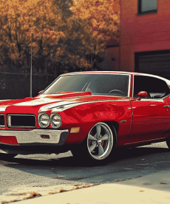 Aesthetic Red 1974 Gto Diamond Painting