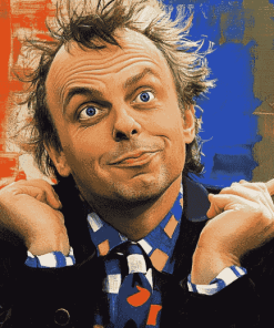 Aesthetic Rik Mayall Celebrity Diamond Painting