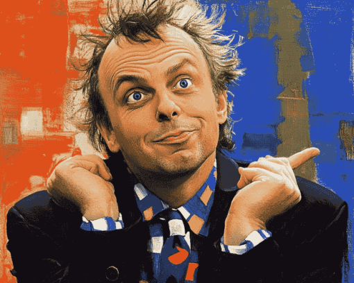 Aesthetic Rik Mayall Celebrity Diamond Painting