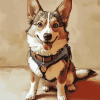 Aesthetic Siborgi Puppy Diamond Painting