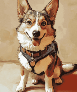 Aesthetic Siborgi Puppy Diamond Painting