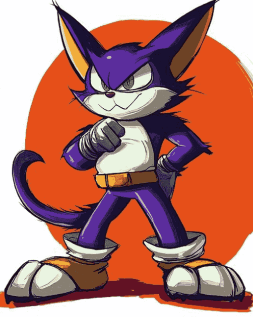 Aesthetic Sonic Big The Cat Diamond Painting