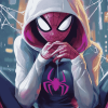 Aesthetic Spider Gwen Animation Diamond Painting