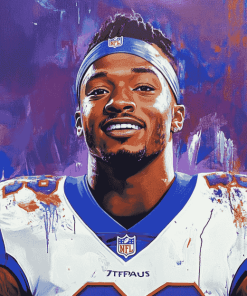 Aesthetic Stefon Diggs Sports Diamond Painting