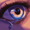 Aesthetic Tearful Eye Anime Diamond Painting