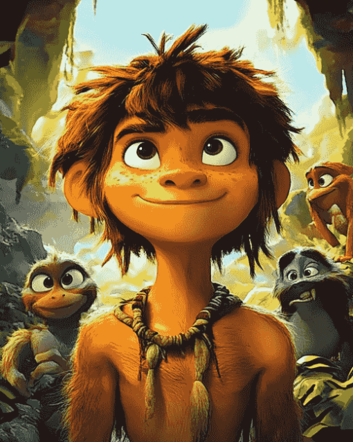 Aesthetic The Croods Animation Diamond Painting