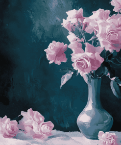 Aesthetic Thinking of You Roses Diamond Painting