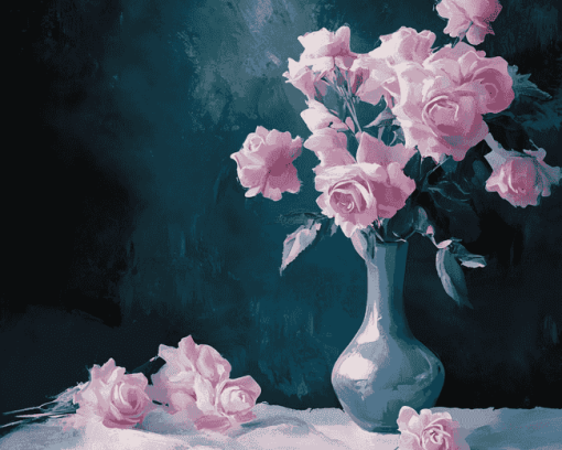 Aesthetic Thinking of You Roses Diamond Painting