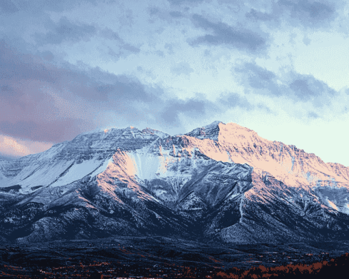 Aesthetic Timpanogos Landscape Diamond Painting