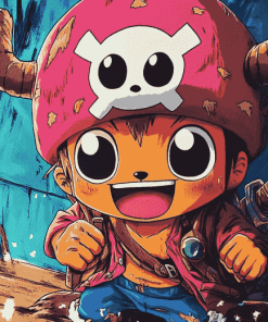 Aesthetic Tony Tony Chopper Anime Diamond Painting