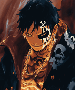 Aesthetic Trafalgar Law Anime Diamond Painting