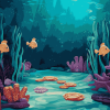 Aesthetic Underwater Adventure Diamond Painting