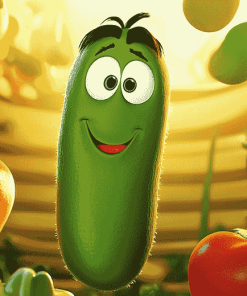 Aesthetic VeggieTales Animation Diamond Painting