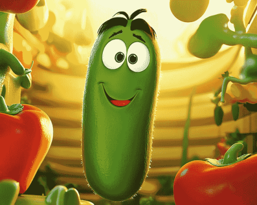 Aesthetic VeggieTales Animation Diamond Painting