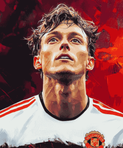 Aesthetic Victor Lindelof Sports Diamond Painting