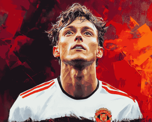 Aesthetic Victor Lindelof Sports Diamond Painting