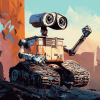 Aesthetic Wall E Animation Diamond Painting